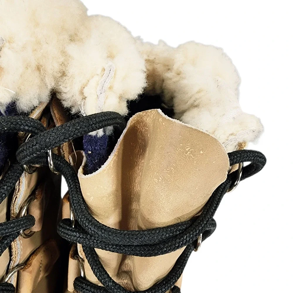 Vtg Sorel Caribou Kaufman Snow Boots sz 7 Mens Canada Leather Winter Waterproof - Picture 11 of 14